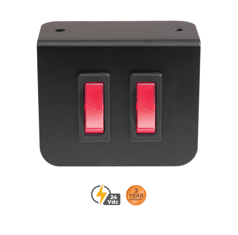 SWITCH PANEL KIT - 2 X LIT ROCKER 24VDC #766252