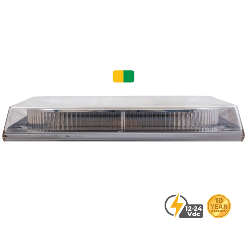 DUAL COLOUR AMBER GREEN 16” SLIM PROFILE FLEET PLUS LED MINIBAR #S16398