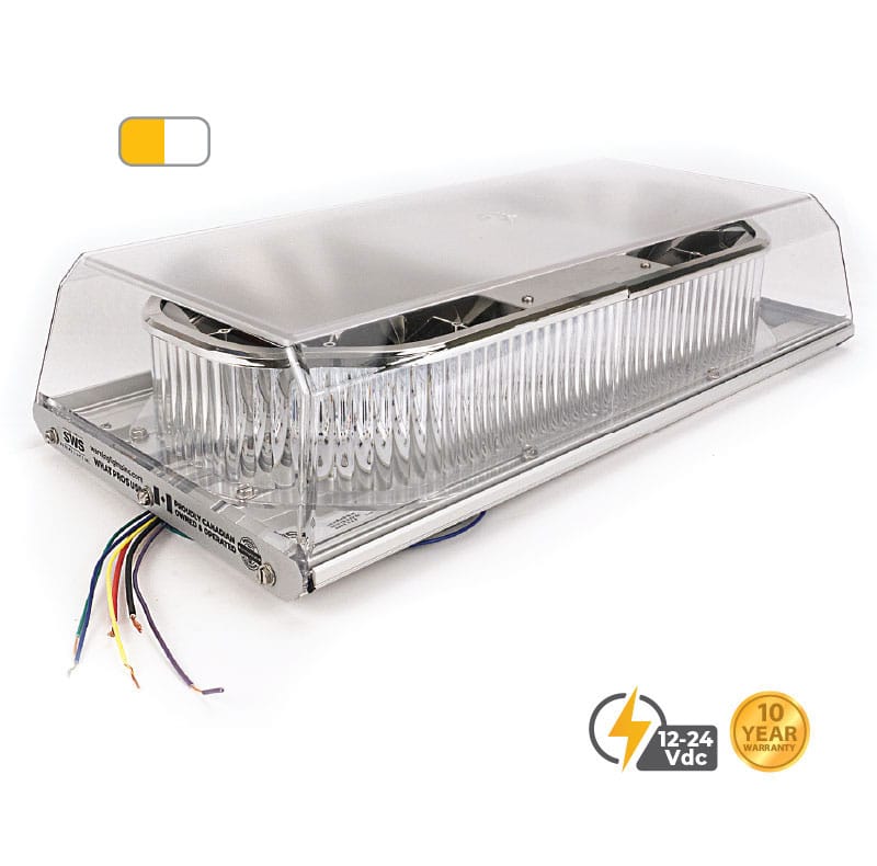 DUAL COLOUR AMBER WHITE 16” PROFILE FLEET PLUS LED MINIBAR #16394
