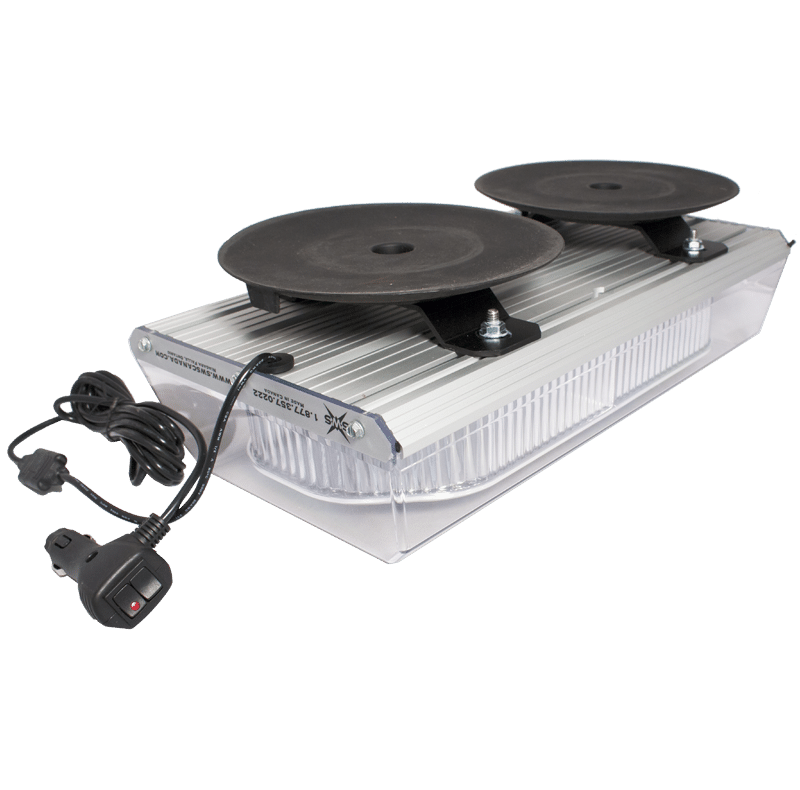 AMBER 16” VACUUM MAGNETIC LOW PROFILE FLEET PLUS LED MINIBAR #16351