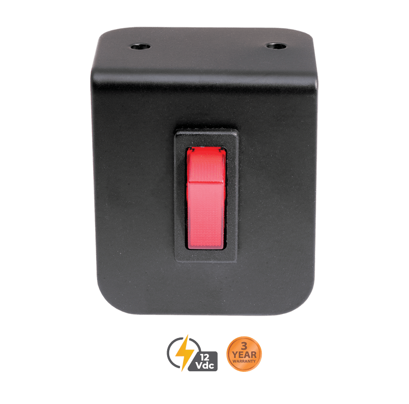 SWITCH PANEL WITH 1 ILLUMINATED ROCKER 12VDC #766150